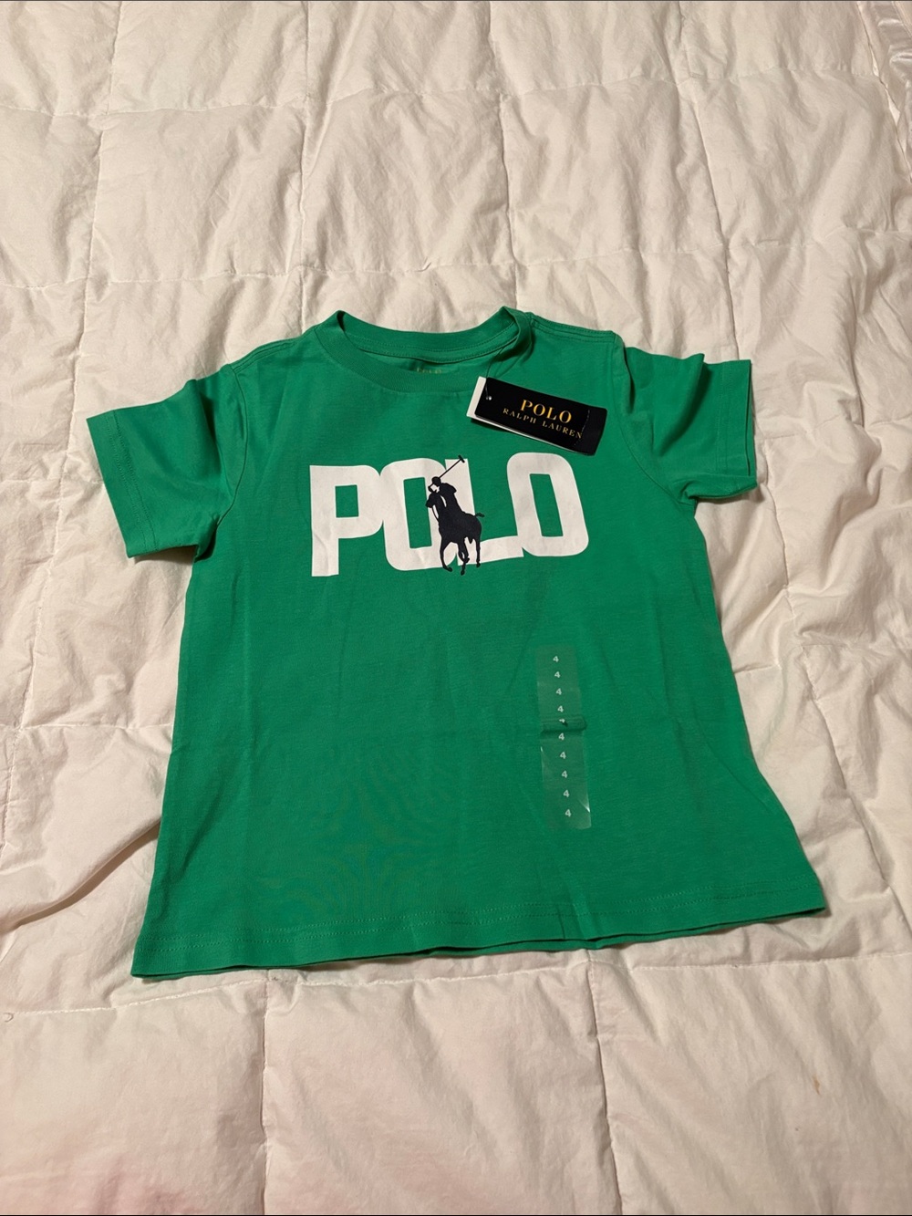 Polo by Ralph Lauren Boys Green Graphic POLO Tee